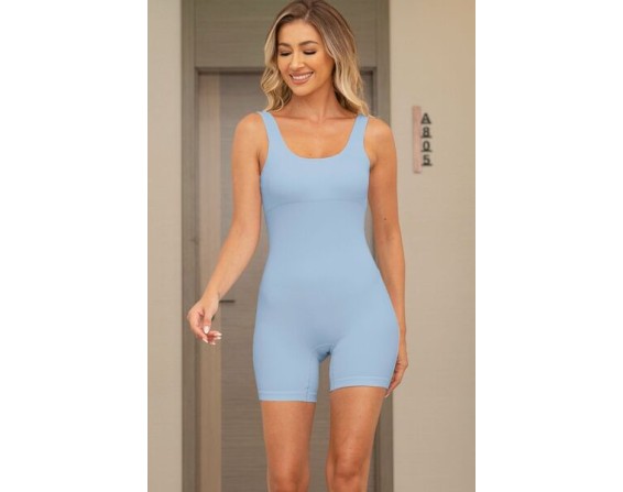 Crisscross Wide Strap Active Romper