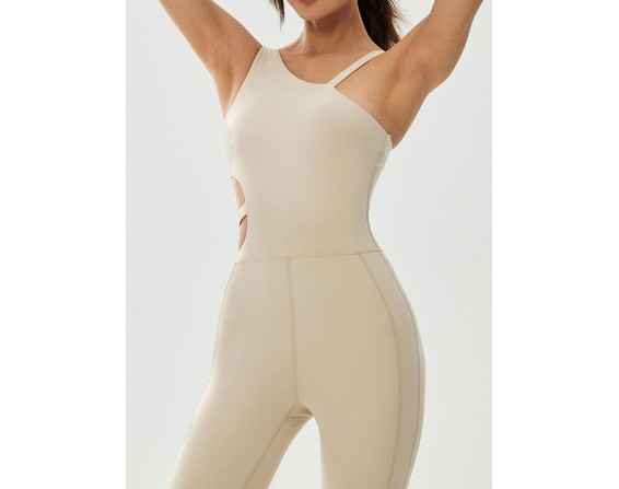 Cutout Asymmetrical Jumpsuit