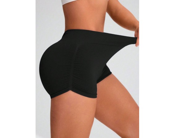 Elastic Waist Active Shorts