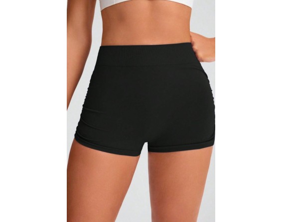 Elastic Waist Active Shorts