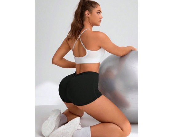 Elastic Waist Active Shorts