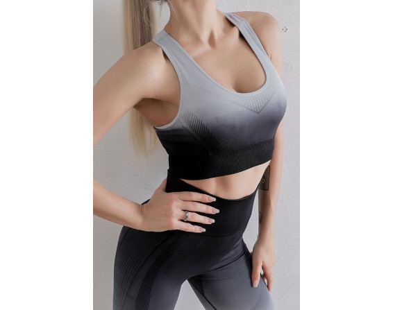 Gradient Active Bra and Leggings Set