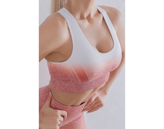 Gradient Active Bra and Leggings Set