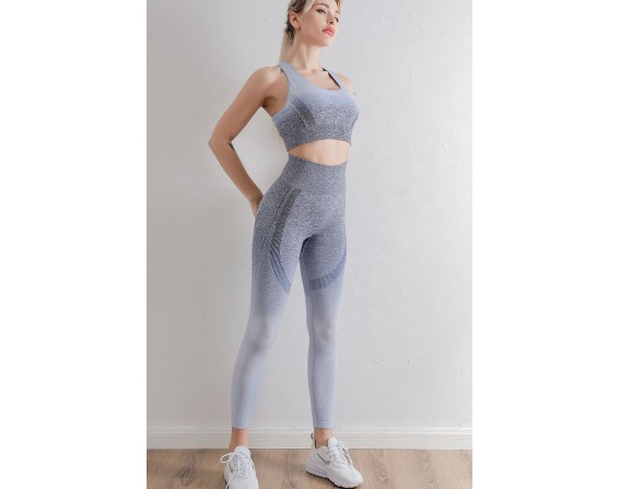 Gradient Active Bra and Leggings Set