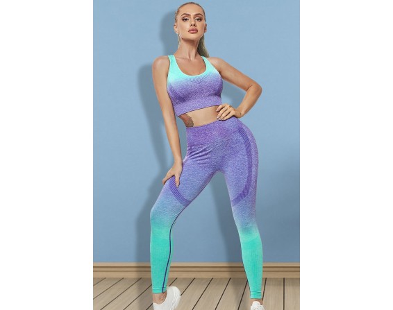 Gradient Top and Leggings Set