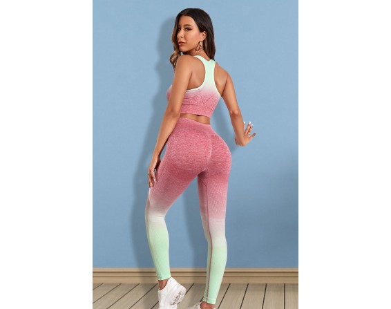 Gradient Top and Leggings Set