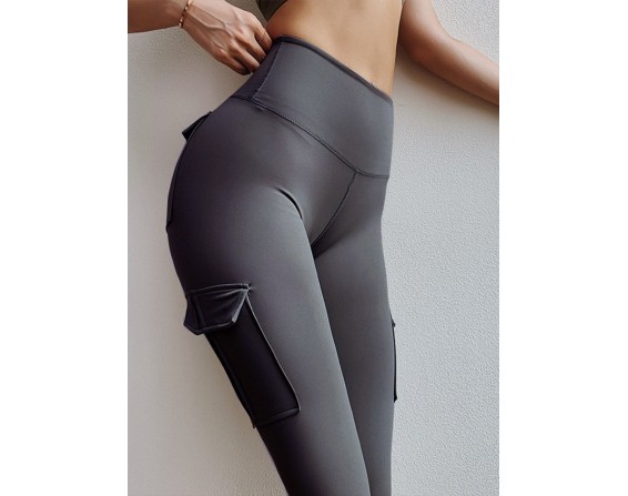 High Waist Active Pants with Pockets