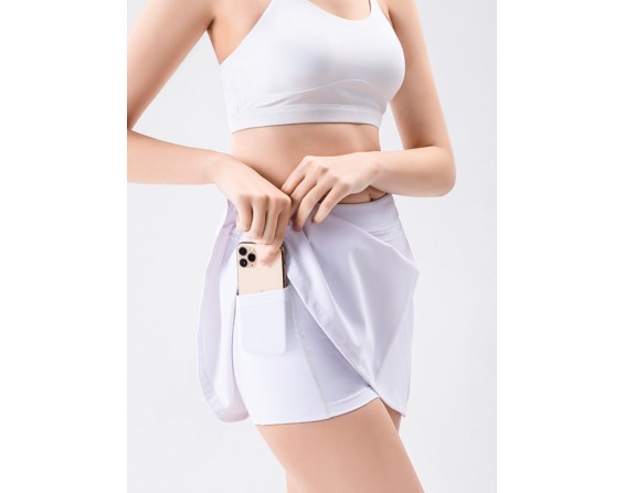 High Waist Active Skirt with Pockets