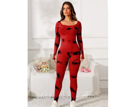 Highly Stretchy Long Sleeve Jumpsuit