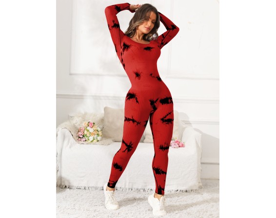 Highly Stretchy Long Sleeve Jumpsuit