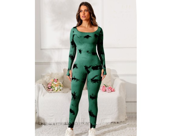 Highly Stretchy Long Sleeve Jumpsuit