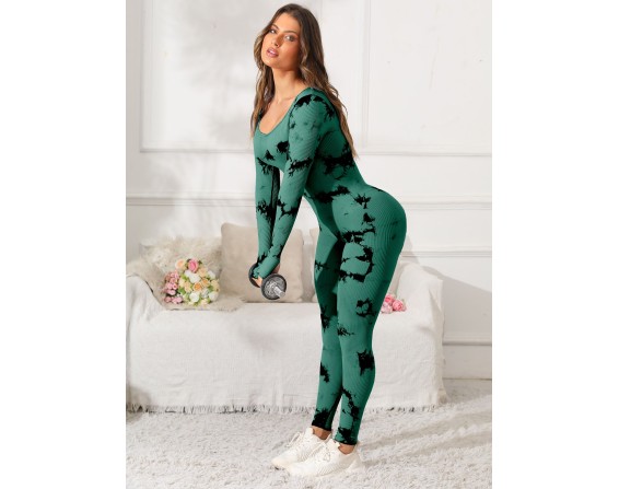 Highly Stretchy Long Sleeve Jumpsuit