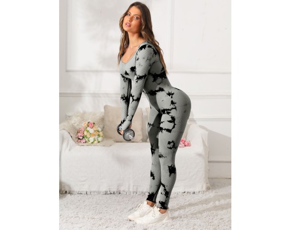 Highly Stretchy Long Sleeve Jumpsuit