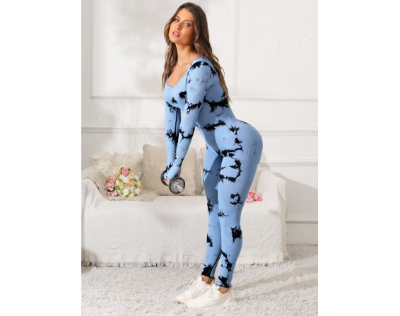 Highly Stretchy Long Sleeve Jumpsuit