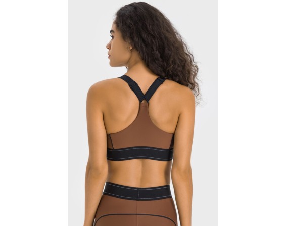 No Underwire Cropped Active Bra