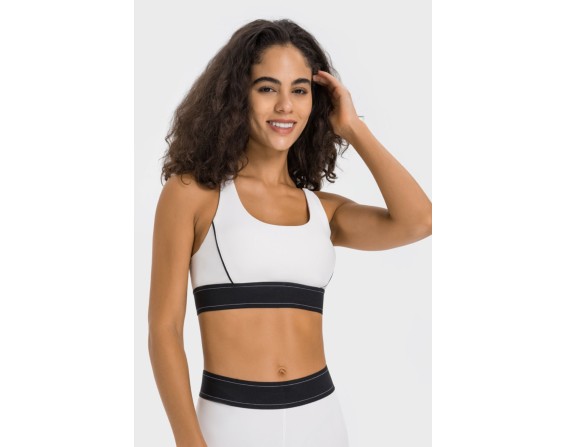 No Underwire Cropped Active Bra