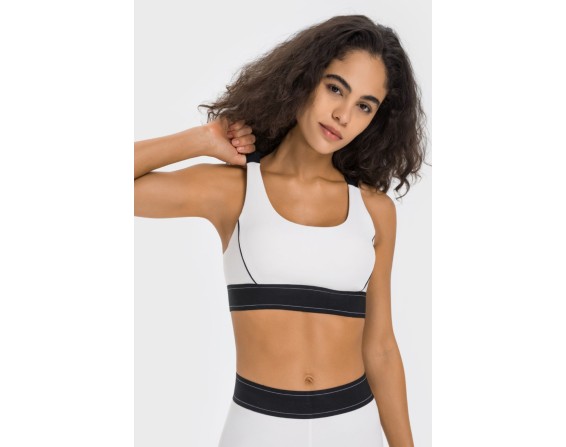 No Underwire Cropped Active Bra