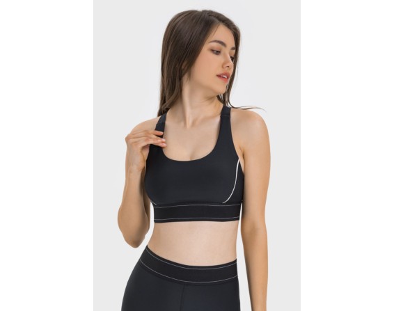 No Underwire Cropped Active Bra