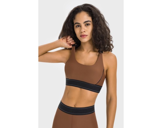 No Underwire Cropped Active Bra