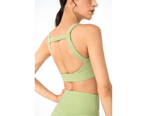 Open Back Sports Bra