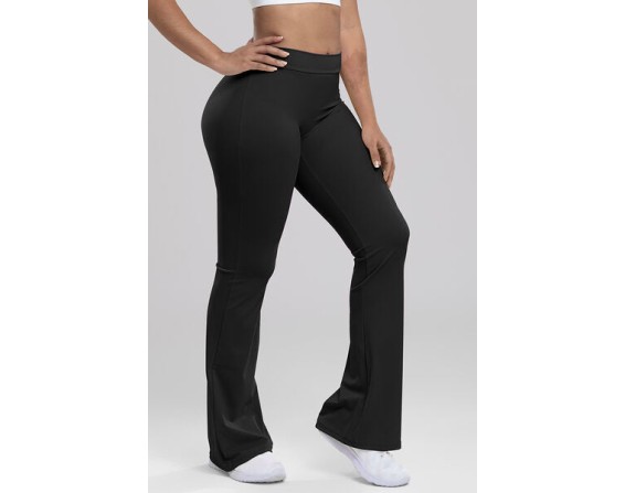 Ruched High Waist Bootcut Active Pants