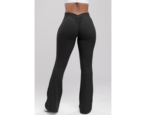 Ruched High Waist Bootcut Active Pants