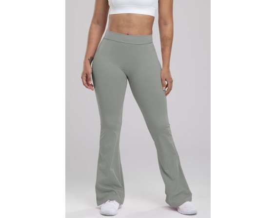 Ruched High Waist Bootcut Active Pants