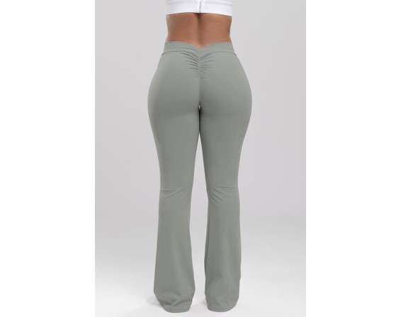 Ruched High Waist Bootcut Active Pants