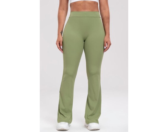 Ruched High Waist Bootcut Active Pants