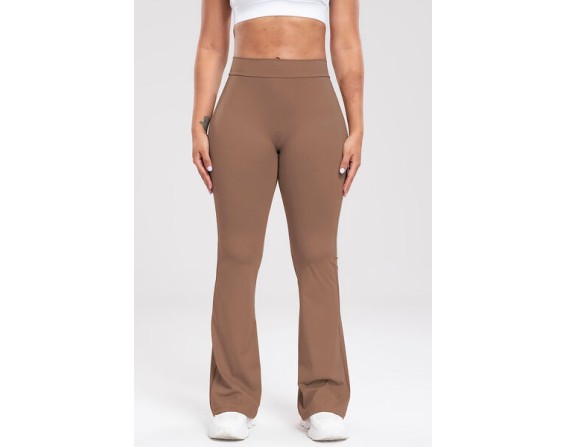 Ruched High Waist Bootcut Active Pants