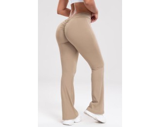 Ruched High Waist Bootcut Active Pants