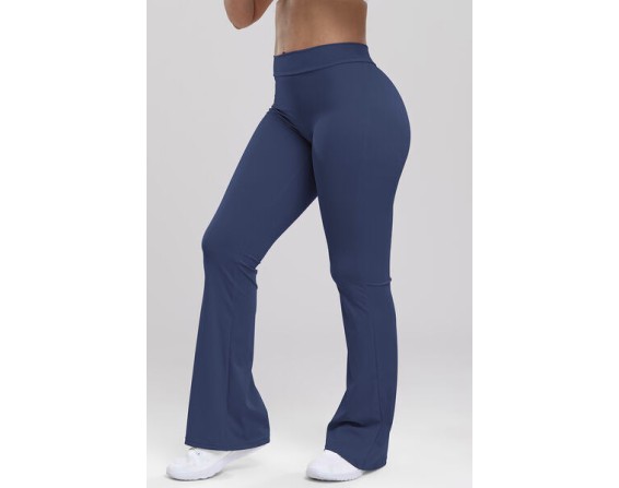 Ruched High Waist Bootcut Active Pants