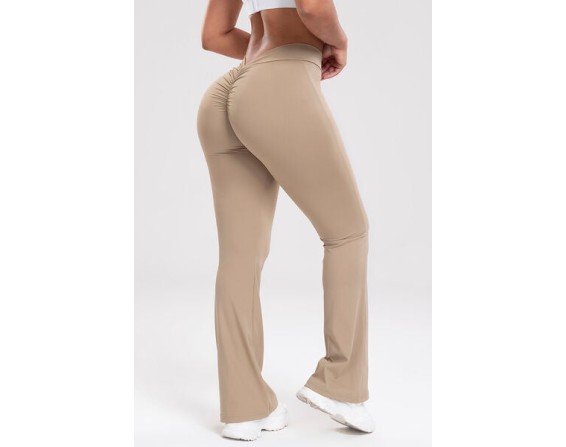 Ruched High Waist Bootcut Active Pants