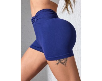 Ruched High Waist Shorts