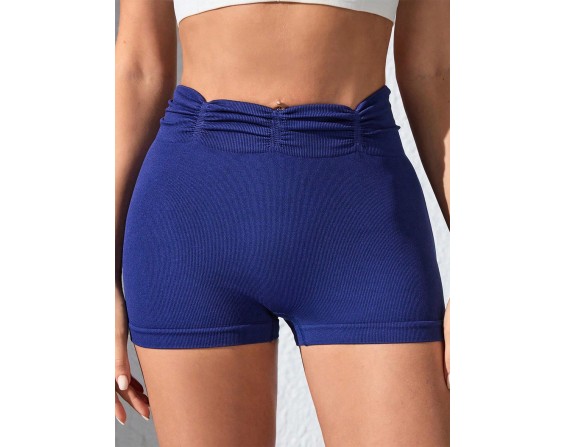 Ruched High Waist Shorts