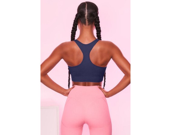 Scoop Neck Wide Strap Active Bra