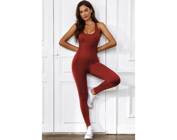 Sleeveless Active Jumpsuit