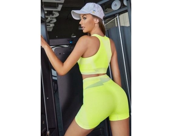 Sleeveless Sports Bra and Shorts Set