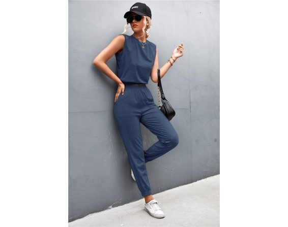 Sleeveless Top and Joggers Set