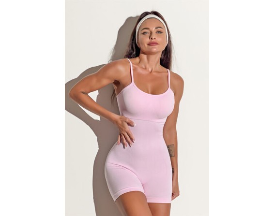 Spaghetti Strap Active Romper