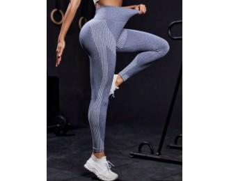 Striped High Waist Active Pants