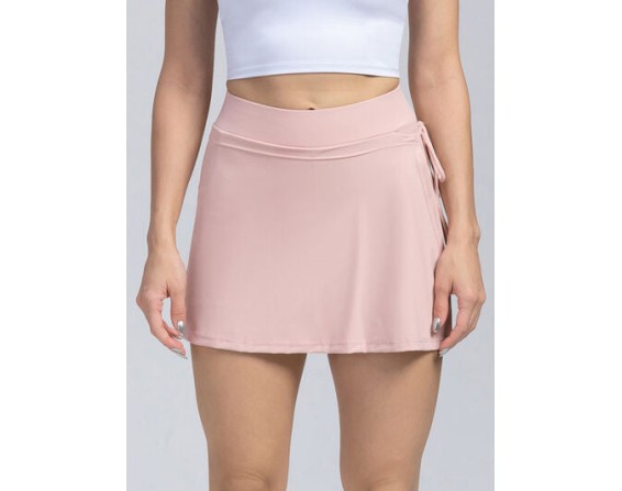 Tied High Waist Active Shorts