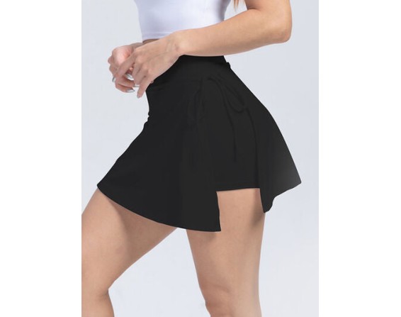 Tied High Waist Active Shorts