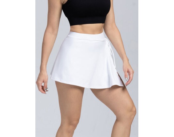 Tied High Waist Active Shorts