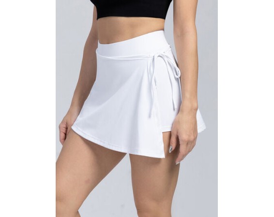 Tied High Waist Active Shorts