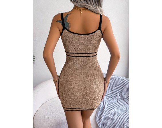 Casual Sleeveless Sweater Dress