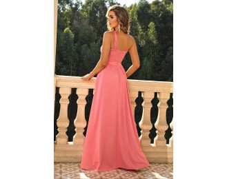 One-Shoulder Split Maxi Dress