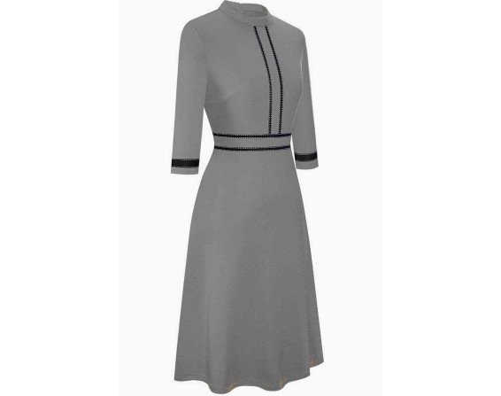 Three-Quater Sleeve Dress