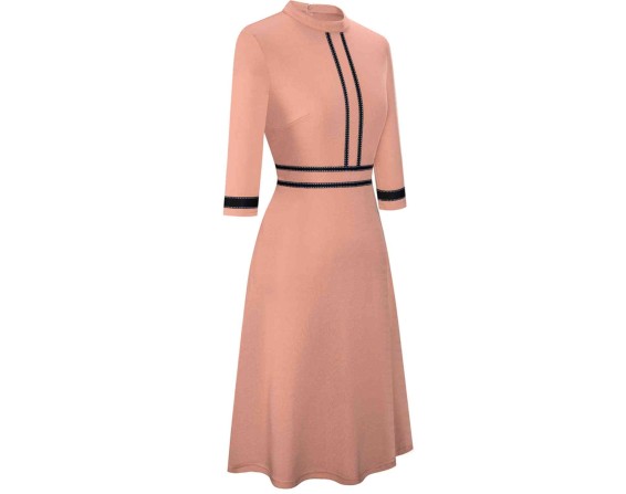 Three-Quater Sleeve Dress