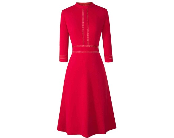 Three-Quater Sleeve Dress